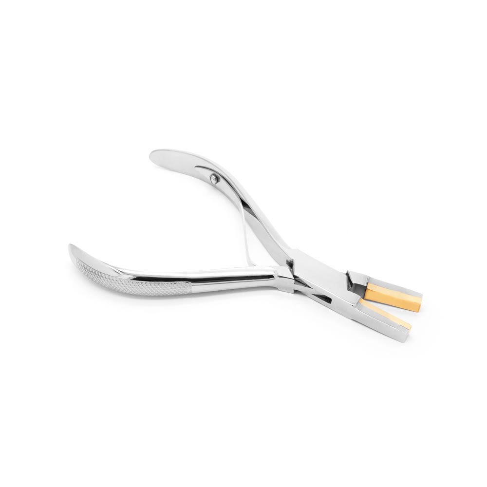 5-1/2" Flat Nose Pliers with Brass Jaws