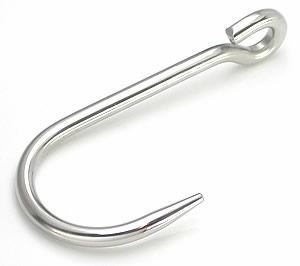 4mm (6ga) Thick Stainless Steel Hook — Price Per 1 - Painful Pleasures