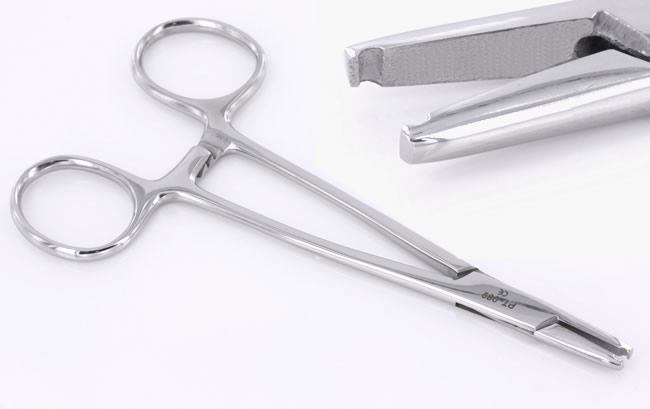 5” Steel Forceps with Notched Tips by Jason Coale