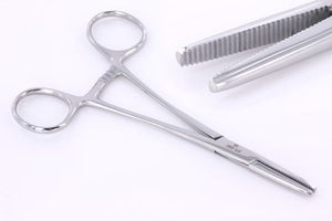 Flat Nose 6” Hemostat Steel Forceps by Shawn O’Hare - Painful Pleasures