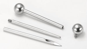 12g 1 inch Threaded Taper with 1.2mm Threading - Painful Pleasures