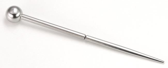 12g 1 inch Threaded Taper with 1.2mm Threading