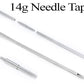 18g Disposable Stainless Steel Pin Taper for Internally Threaded or Threadless Jewelry — Price Per 1