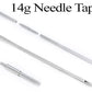 16g Disposable Stainless Steel Pin Taper for Internally Threaded or Threadless Jewelry — Price Per 1