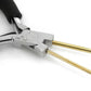 Bail Forming Pliers 5-3/4", with Brass Tips and Black Grip