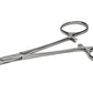 5" Stainless Steel Straight Flat Tip Mosquito Forceps