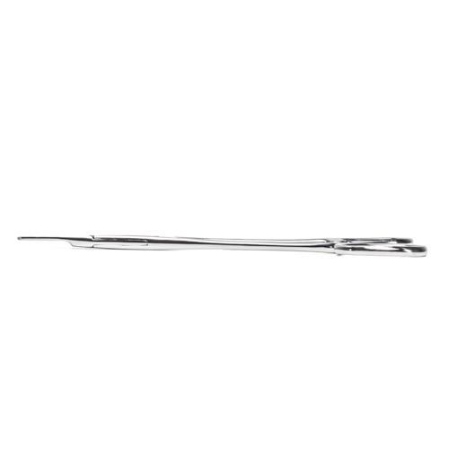 Straight 5” Stainless Steel Mosquito Forceps Side View