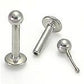 14g 5/16" Titanium Threadless Push Pop Labret with Micro Ball - Price Per 1