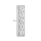 Tilum Jeweled Bar Titanium Threadless Top - Price Per 1