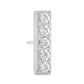 Tilum Jeweled Bar Titanium Threadless Top - Price Per 1