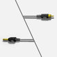 Bishop Rotary 7’ Premium RCA Cord — Gray — Back of Box