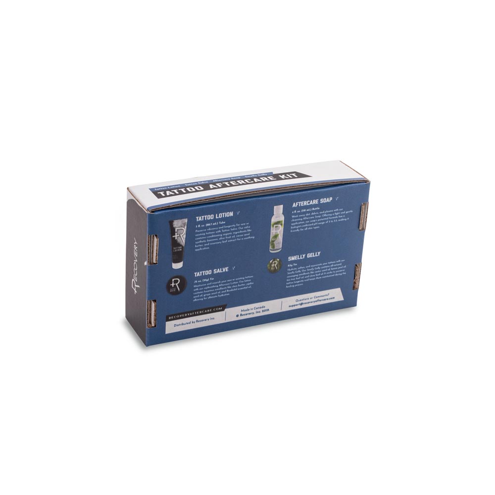 Recovery Tattoo Aftercare Kit (box front)