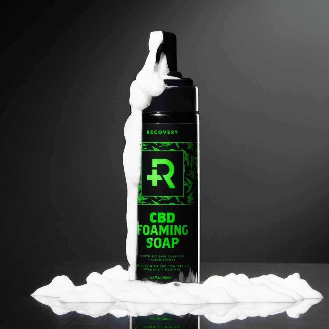 Recovery CBD Foaming Soap — 6.5oz Bottle — Case of 12