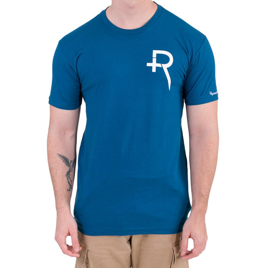 Recovery Unisex Blue Logo Short-Sleeved T-Shirt