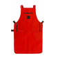 Knife & Flag Non-Porous Core Apron — Red