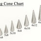 18g–16g Big Replacement Steel Cone — Price Per 1
