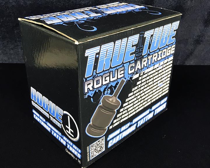 True Rogue Disposable Cartridge Tube Grips Box — Side View