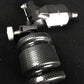 True Rogue Disposable Cartridge Tube Grips on Hex Machine — Side View