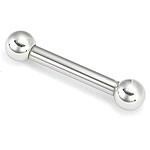 10g Internally Threaded Steel Straight Barbell — Price Per 1