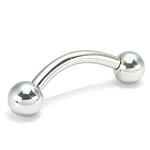 12g Externally Threaded Steel Bent Barbell — Price Per 1 - Painful Pleasures