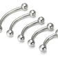 10g Internal Steel Bent Barbell — Price Per 1