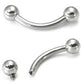 10g Internal Steel Bent Barbell — Price Per 1