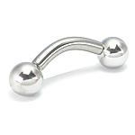 10g Externally Threaded Steel Bent Barbell — Price Per 1 - Painful Pleasures