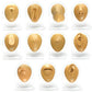 Silicone Penis Display - Tan Body Bit Version 1