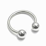 14g Stainless Steel Circular Barbell - Externally Threaded - Painful Pleasures