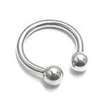 10g Externally Threaded Stainless Steel Circular Barbell