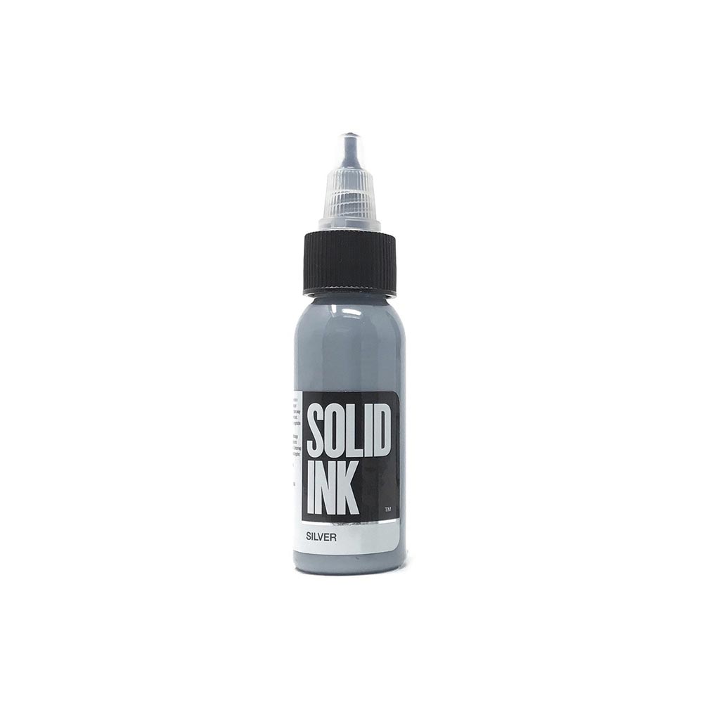 Silver — Solid Ink — Pick Size
