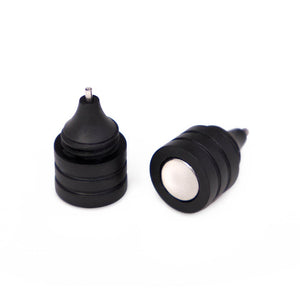 Internal 0.9mm Black Plastic Magnetic Body Jewelry Holder — Price Per 1 - Painful Pleasures