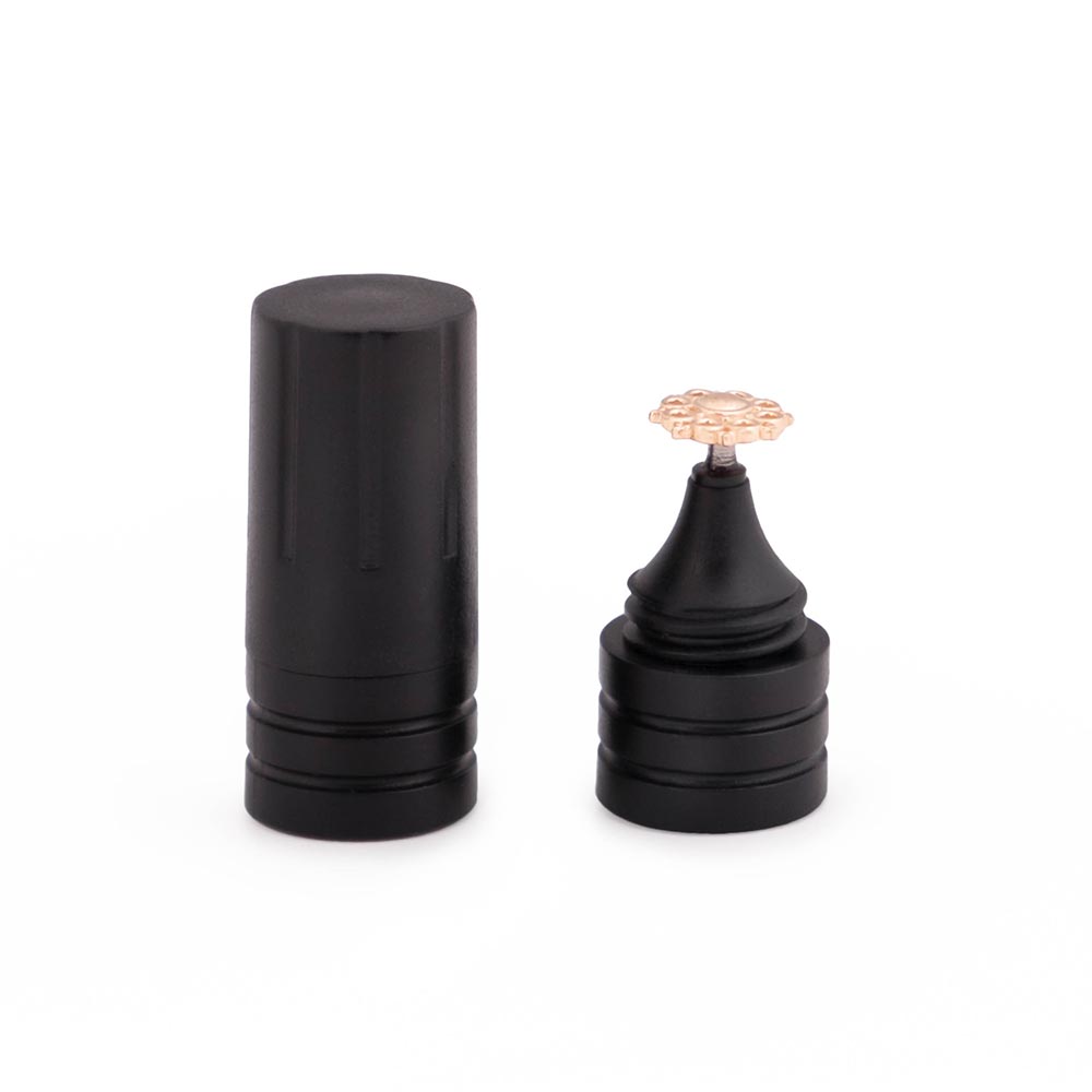 Internal 1.2mm Black Plastic Magnetic Body Jewelry Holder — Price Per 1