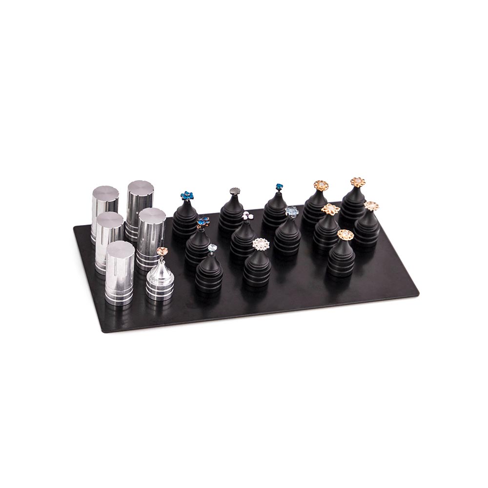 Internal 1.2mm Black Plastic Magnetic Body Jewelry Holder — Price Per 1 (laid out)