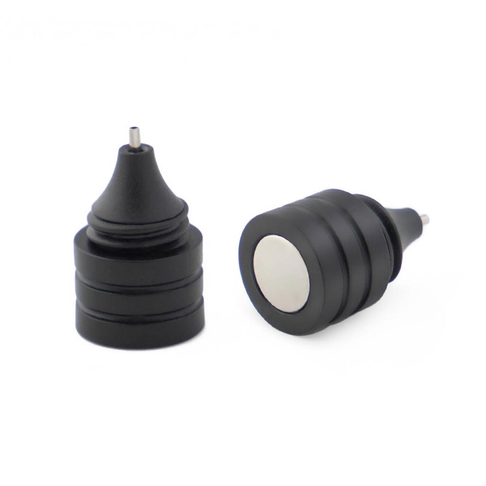 Threadless Black Plastic Magnetic Body Jewelry Holder — Price Per 1 Cap On