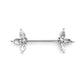 Tilum 14g 9/16” Galium Titanium Threadless Nipple Barbell