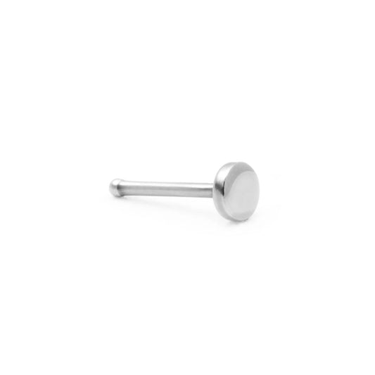 Tilum 20g Titanium Nose Bone with Flat Disc