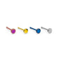 Tilum 20g Titanium Nose Bone with Flat Disc