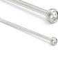 Tilum 20g Titanium Fishtail w/ Martini Bezel-Set Jewel - Price Per 1