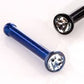18g Bezel Set Titanium Jeweled Nose Bone Jewelry Martini Glass Style