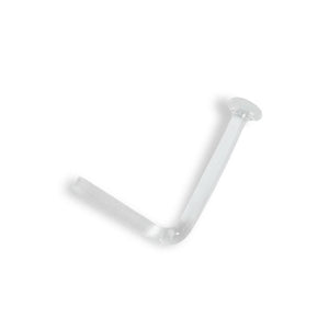 20g or 18g Monofilament L-Bend Nostril Retainer - Painful Pleasures