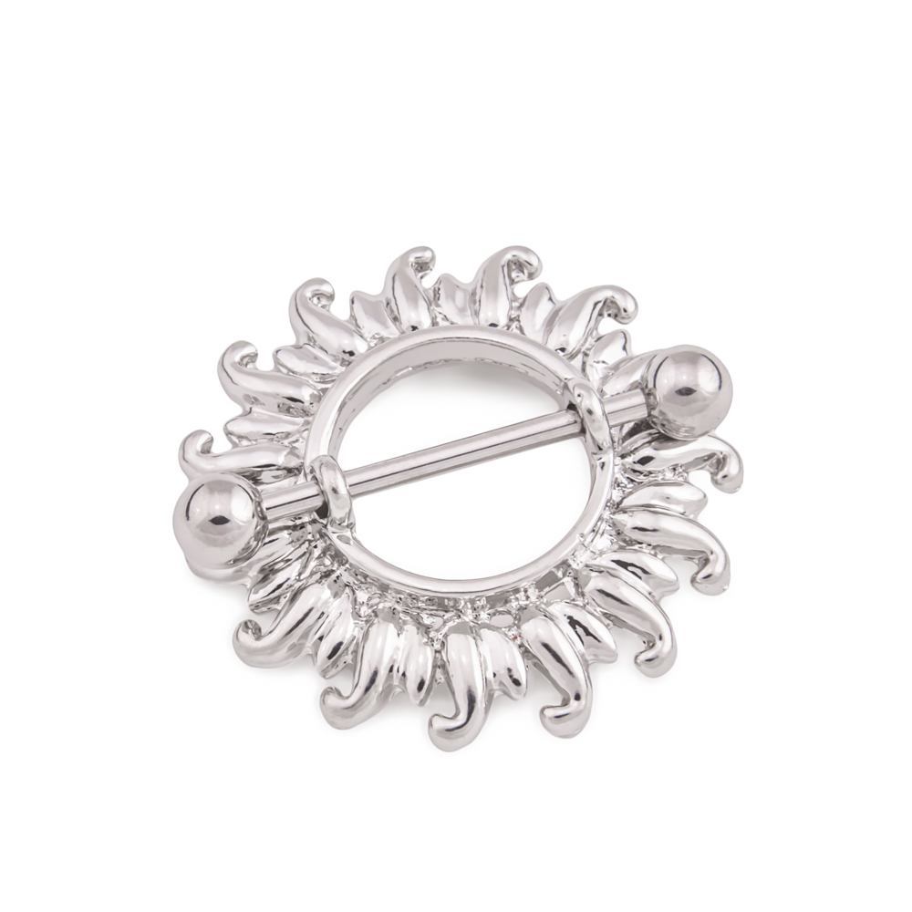 14g 20mm Wild Sunflower Nipple Jewelry — Price Per 1 Painful Pleasures