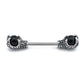14g 1/2” Reptile Claws Steel Nipple Barbell — Price Per 1
