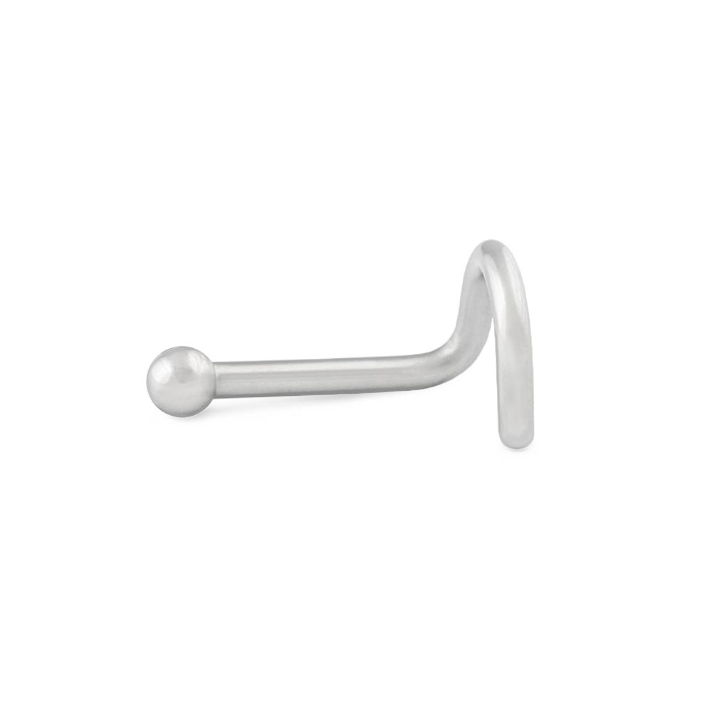 18g Steel Ball Nostril Jewelry — Nose Screw