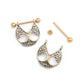 14g Burnished Gold Tree of Life Nipple Shield Jewelry