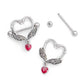 14g Burnished Silver Swan Love Nipple Shield Jewelry — Price Per 1