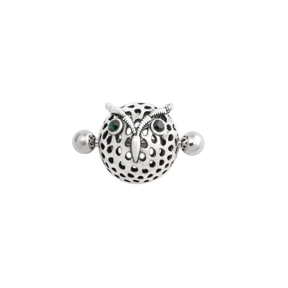 14g Owl Dome Nipple Shield Jewelry — Price Per 1