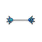 14g Opal Burst Nipple Barbell — Price Per 1 (thread)