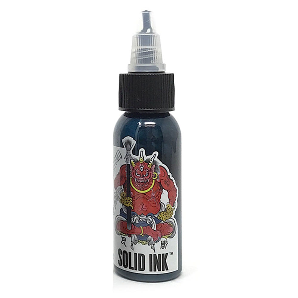 Horitomo Fudo Blue Grey — Solid Ink — 1oz Bottle