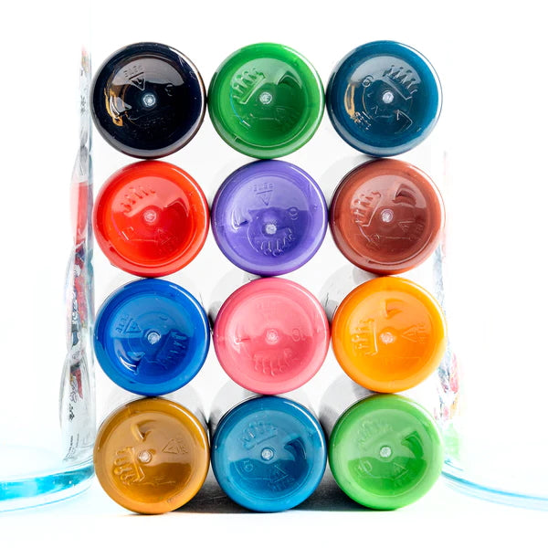 Horitomo 12 Color Deluxe Set — Solid Ink — 4oz Bottles